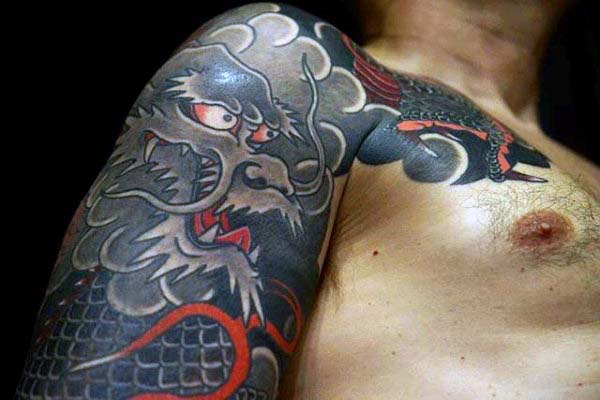 tatuaje dragon japones 159