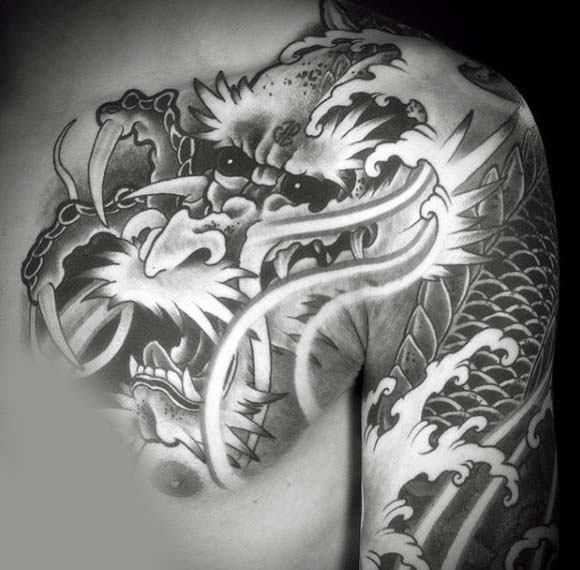 tatuaje dragon japones 163