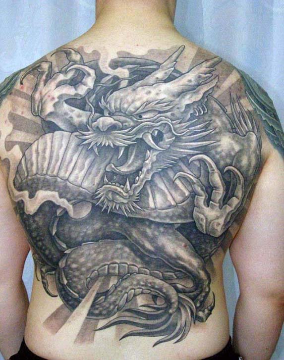 tatuaje dragon japones 167