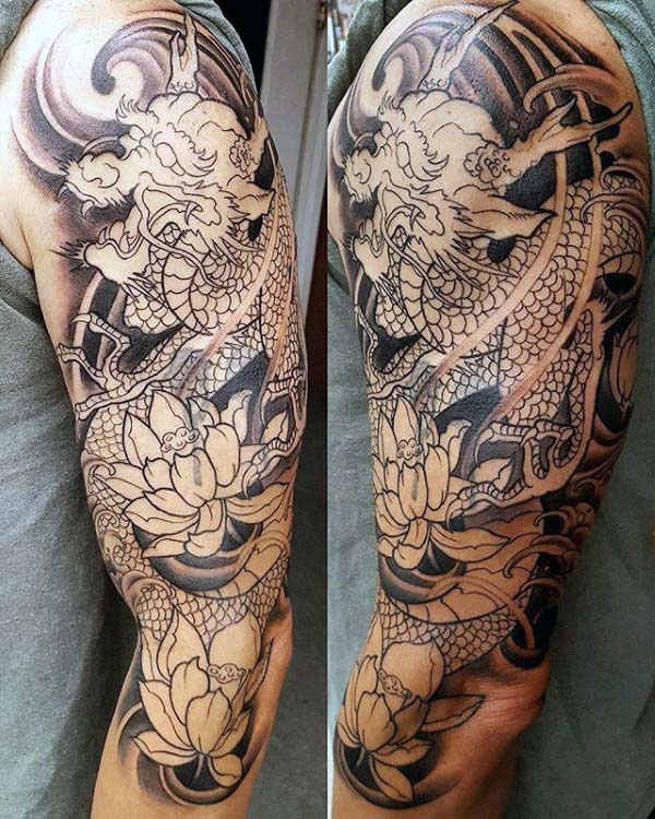 tatuaje dragon japones 17
