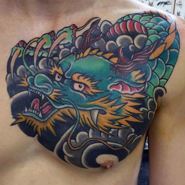 tatuaje dragon japones 53