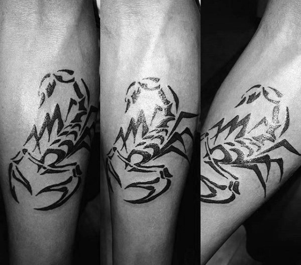 tatuaje escorpion tribal 27