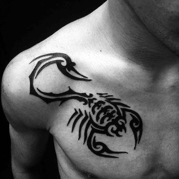 tatuaje escorpion tribal 35