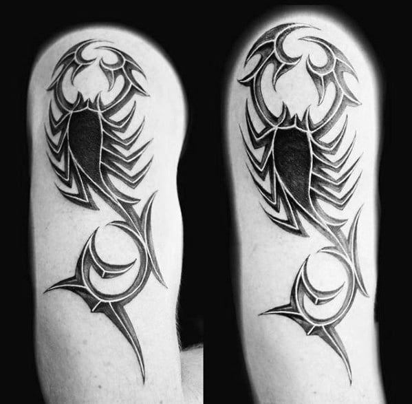 tatuaje escorpion tribal 53