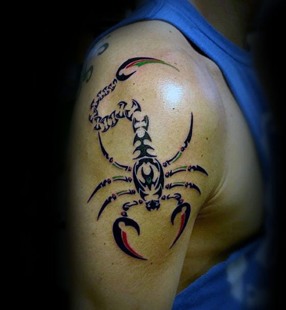 tatuaje escorpion tribal 59