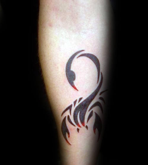 tatuaje escorpion tribal 67