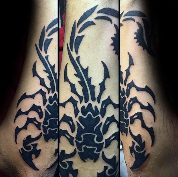 tatuaje escorpion tribal 83
