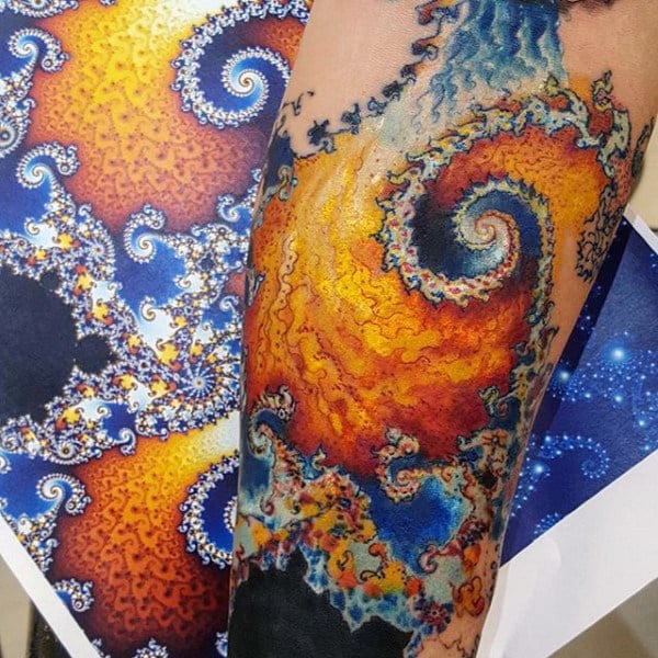 tatuaje fractal 105