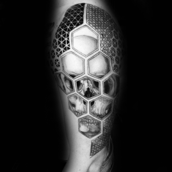 tatuaje fractal 121