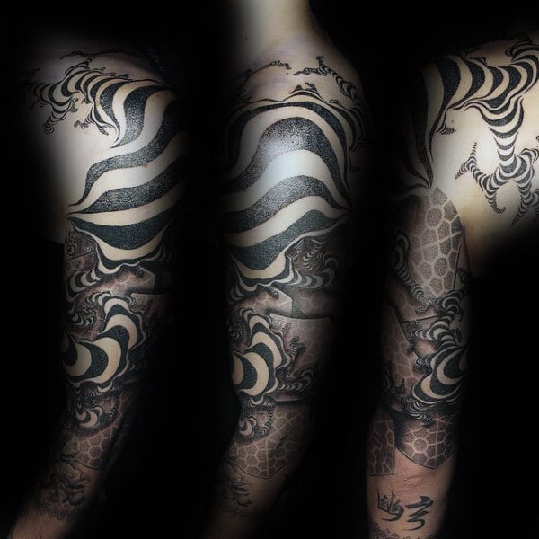 tatuaje fractal 143
