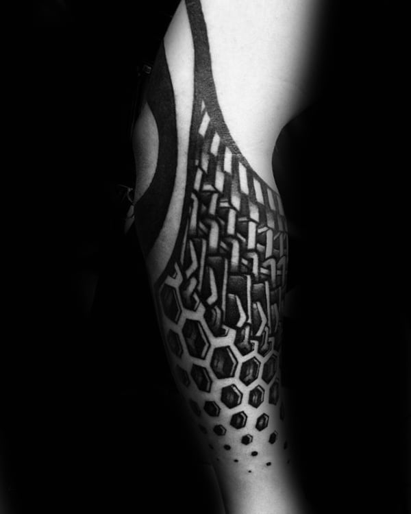 tatuaje fractal 49