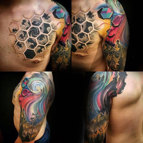 tatuaje fractal 67