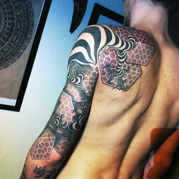 tatuaje fractal 69