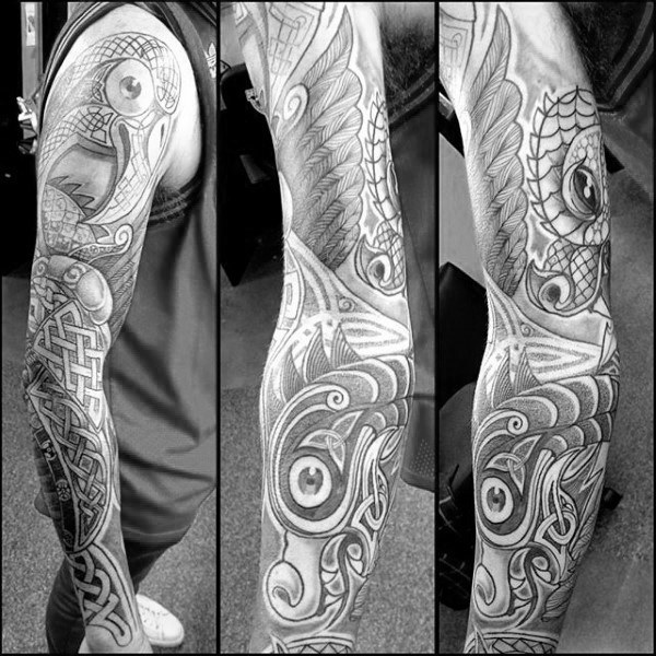 tatuaje manga celta 75