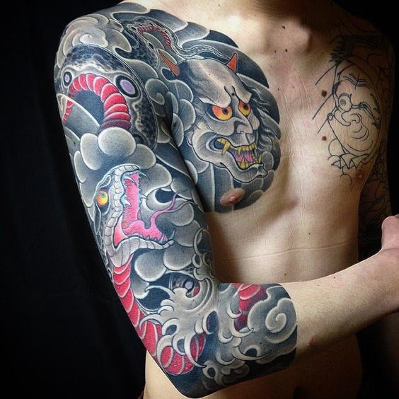 tatuaje nube japonesa 61