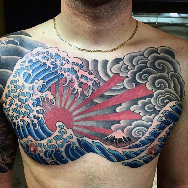 tatuaje olas japonesas 77