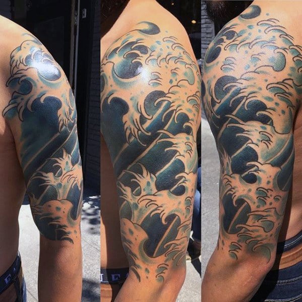 tatuaje olas japonesas 91