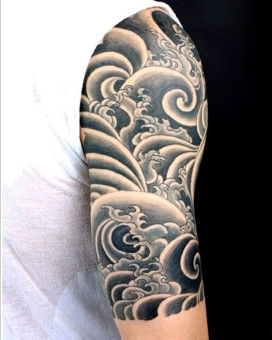 tatuaje olas japonesas 99