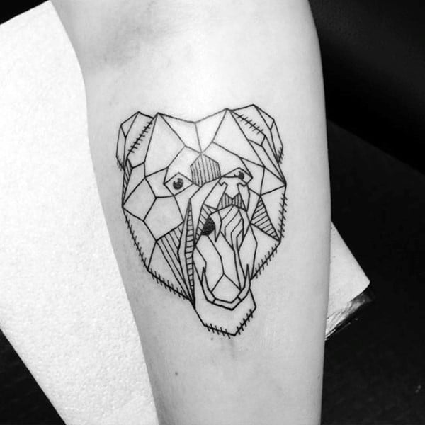 tatuaje oso geometrico 39