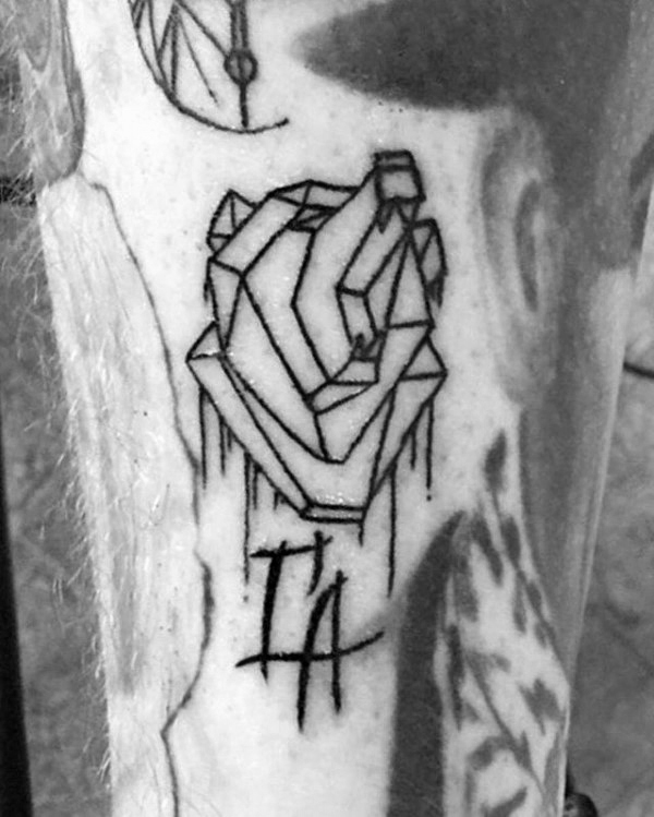 tatuaje oso geometrico 83