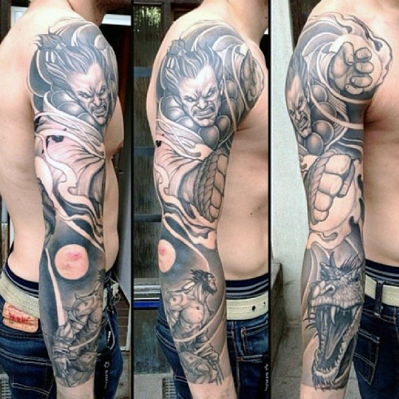 tatuaje street fighter 11