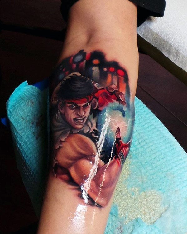 35 Tatuajes del Street Fighter y de sus personajes