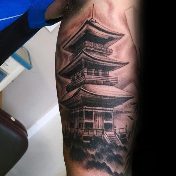 tatuaje templo japones 47