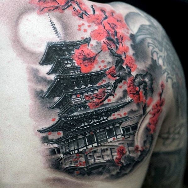 tatuaje templo japones 53