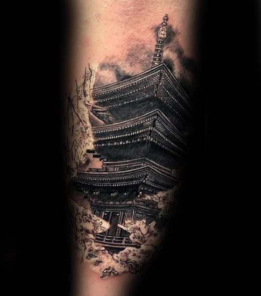 tatuaje templo japones 79