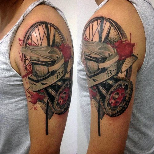 tatuaje motocross 105
