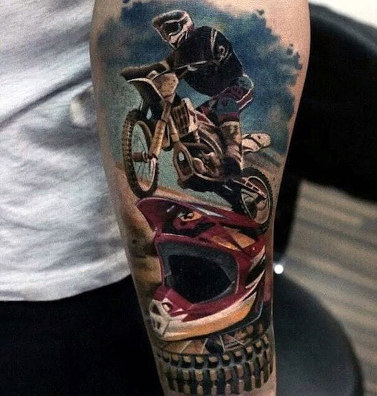 tatuaje motocross 129