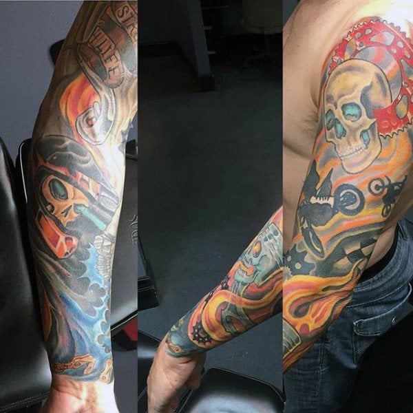 tatuaje motocross 54