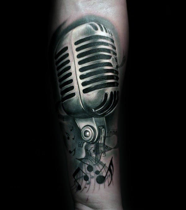 tatuaje nota musical 117