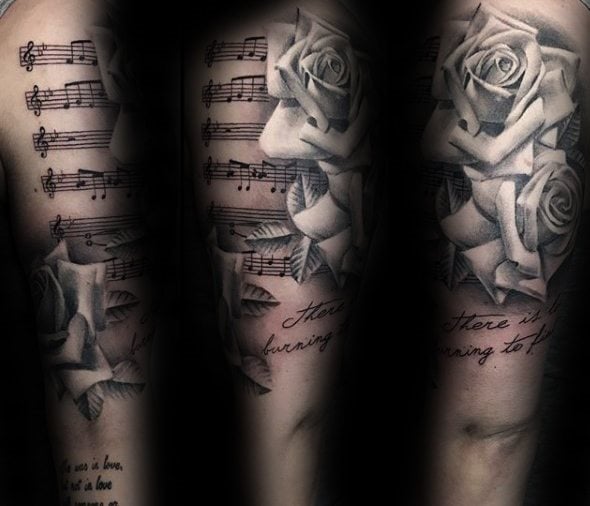 tatuaje nota musical 213