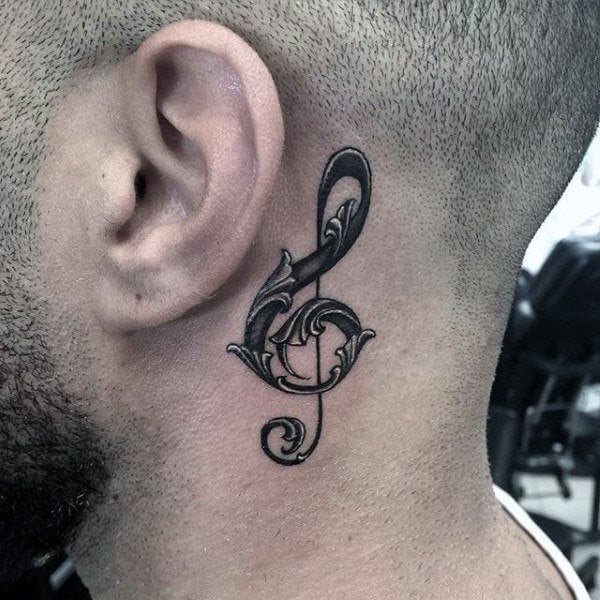 tatuaje nota musical 42