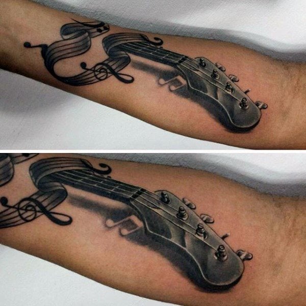 tatuaje nota musical 63
