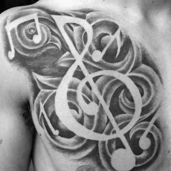 tatuaje nota musical 99