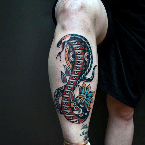 tatuaje serpiente cobra 144