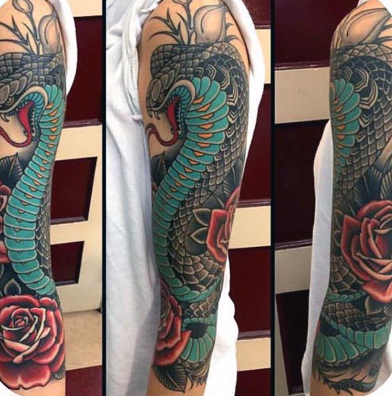 tatuaje serpiente cobra 225
