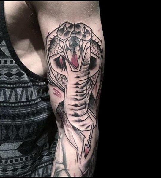 tatuaje serpiente cobra 240