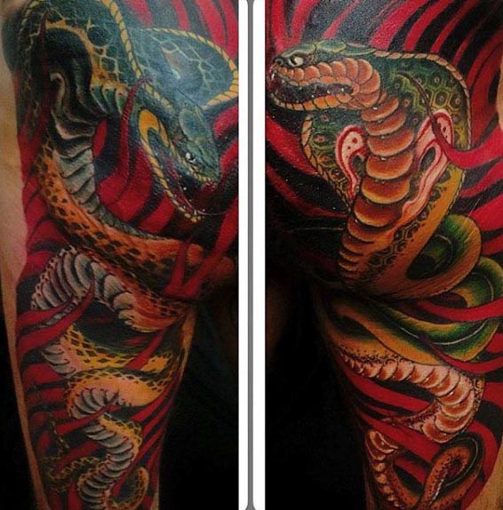 tatuaje serpiente cobra 30