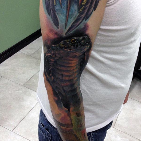 tatuaje serpiente cobra 66
