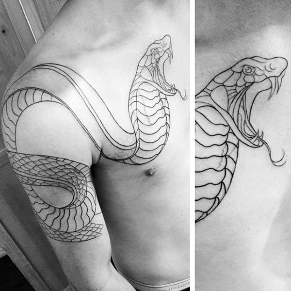 tatuaje serpiente cobra 90