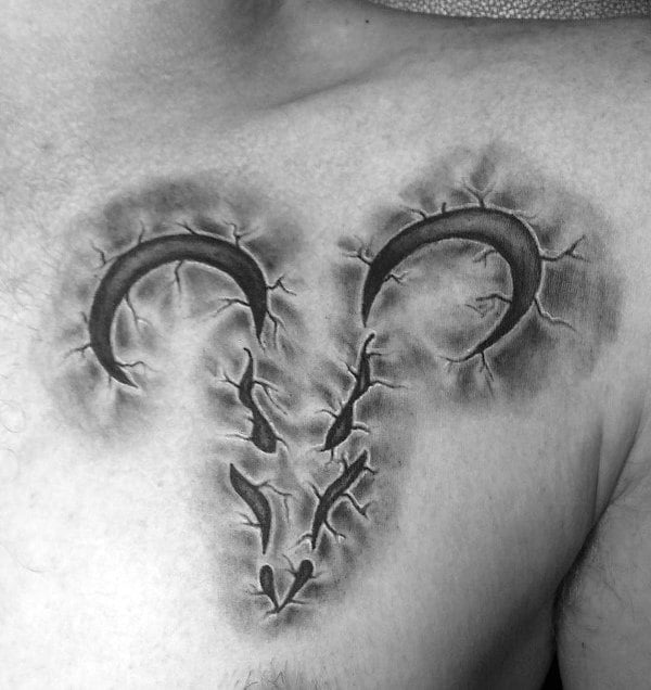 tatuaje signo aries 03