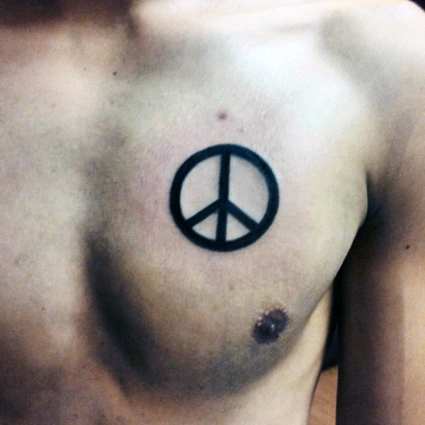 tatuaje simbolo paz 159