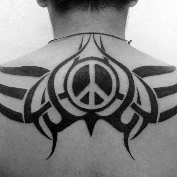 tatuaje simbolo paz 165