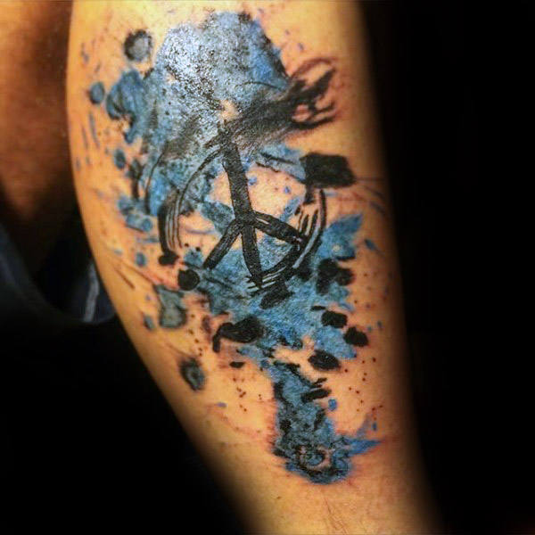 tatuaje simbolo paz 171