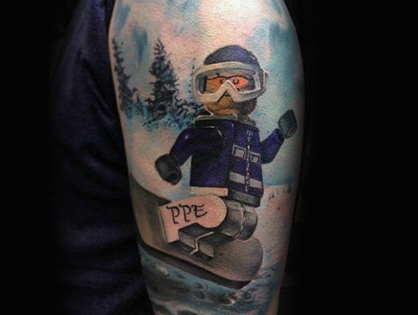 tatuaje snowboarding 11