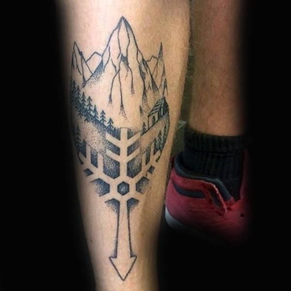 tatuaje snowboarding 163