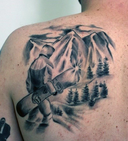 tatuaje snowboarding 47